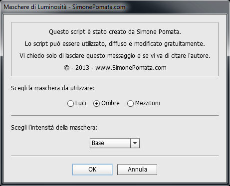Script Maschere di Luminosità
