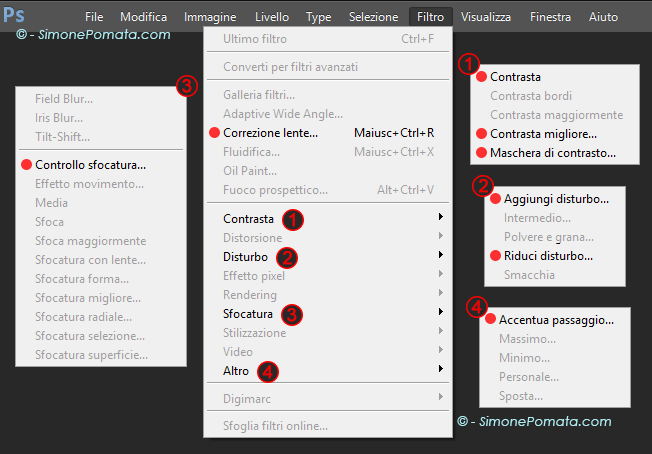 I filtri di Photoshop utili in fotografia